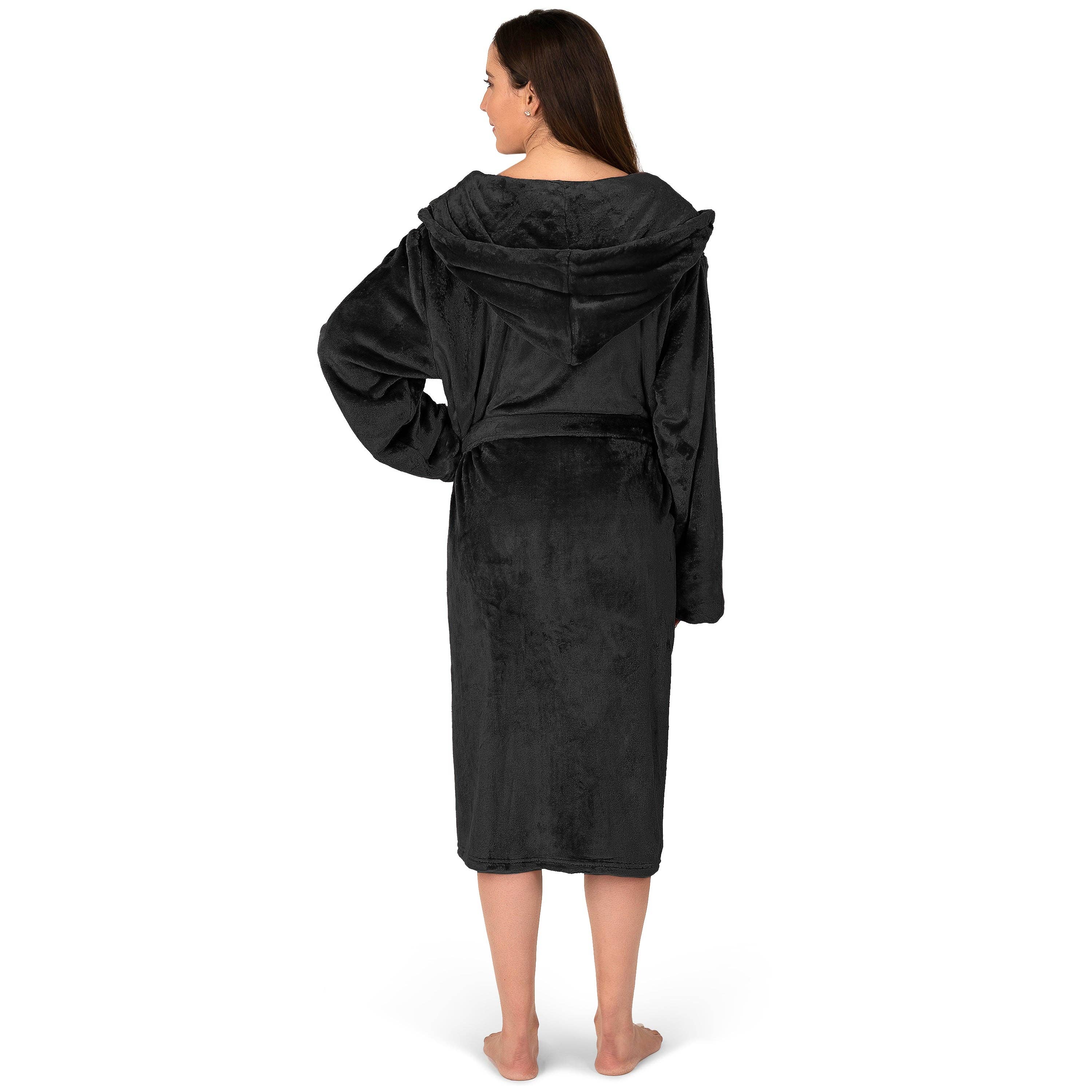 Pavilia - Wholesale Robe - Women's - Women's Classic Fleece Robe with Hood22