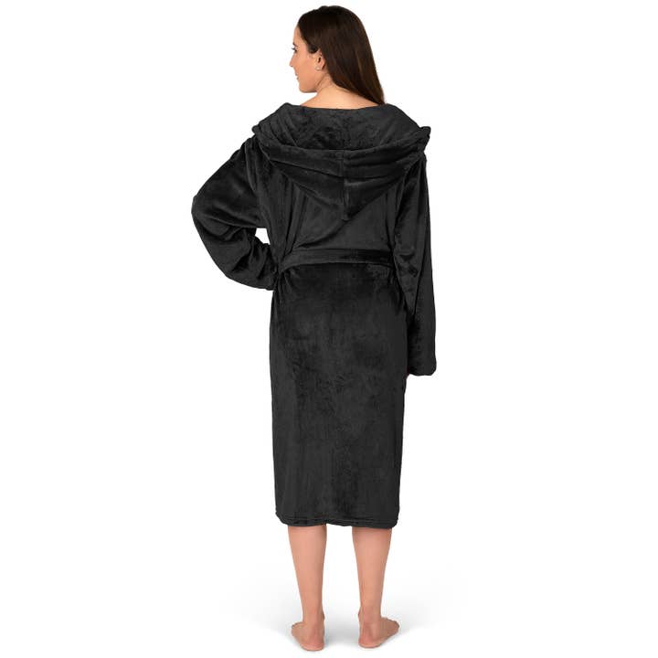 Pavilia - Wholesale Robe - Women's - Women's Classic Fleece Robe with Hood22