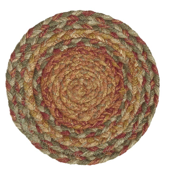 Braided Trivet - JB108 - 8" Round for wholesale by Accent Linen