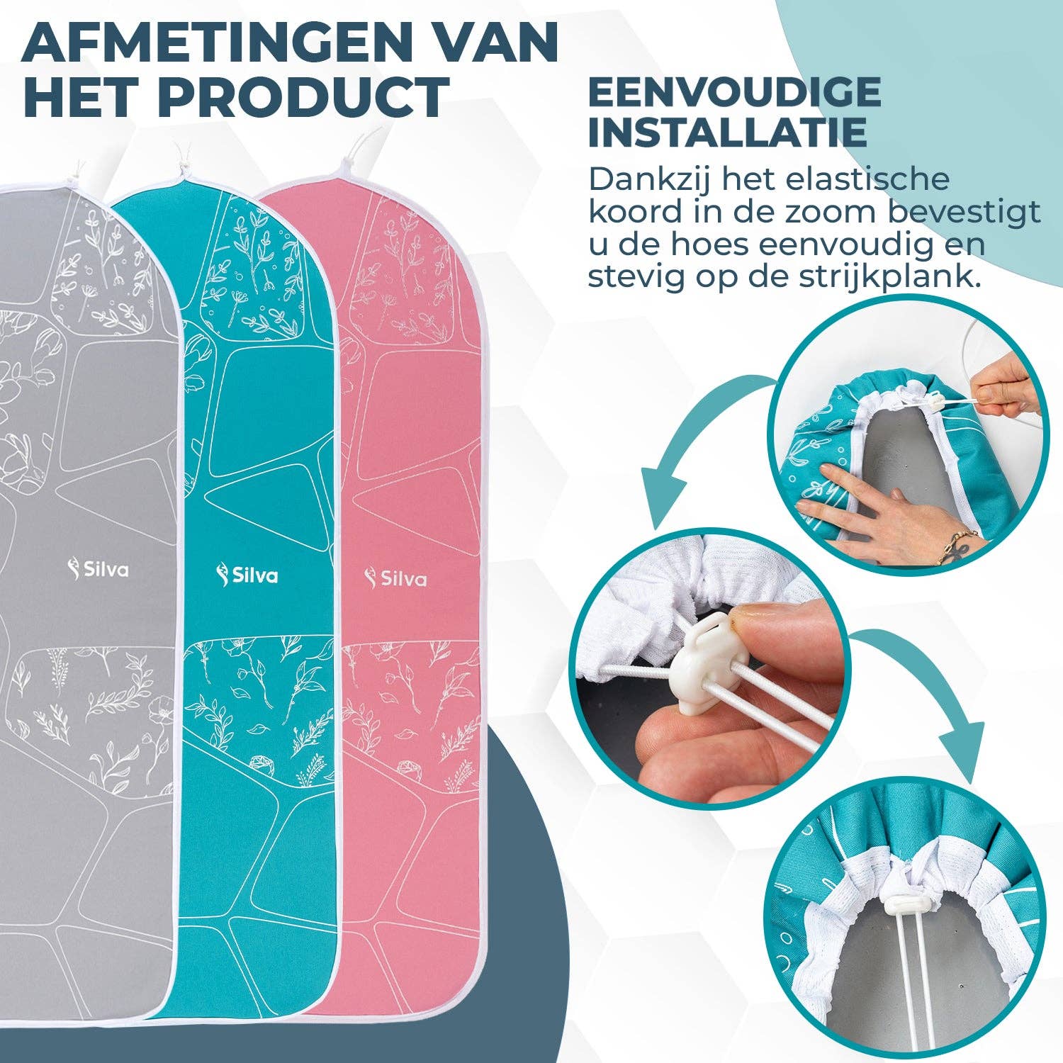 Mevsim Store - Wholesale Ironing board - Silva - Ironing Board Cover - Molton 5mm - Grey5