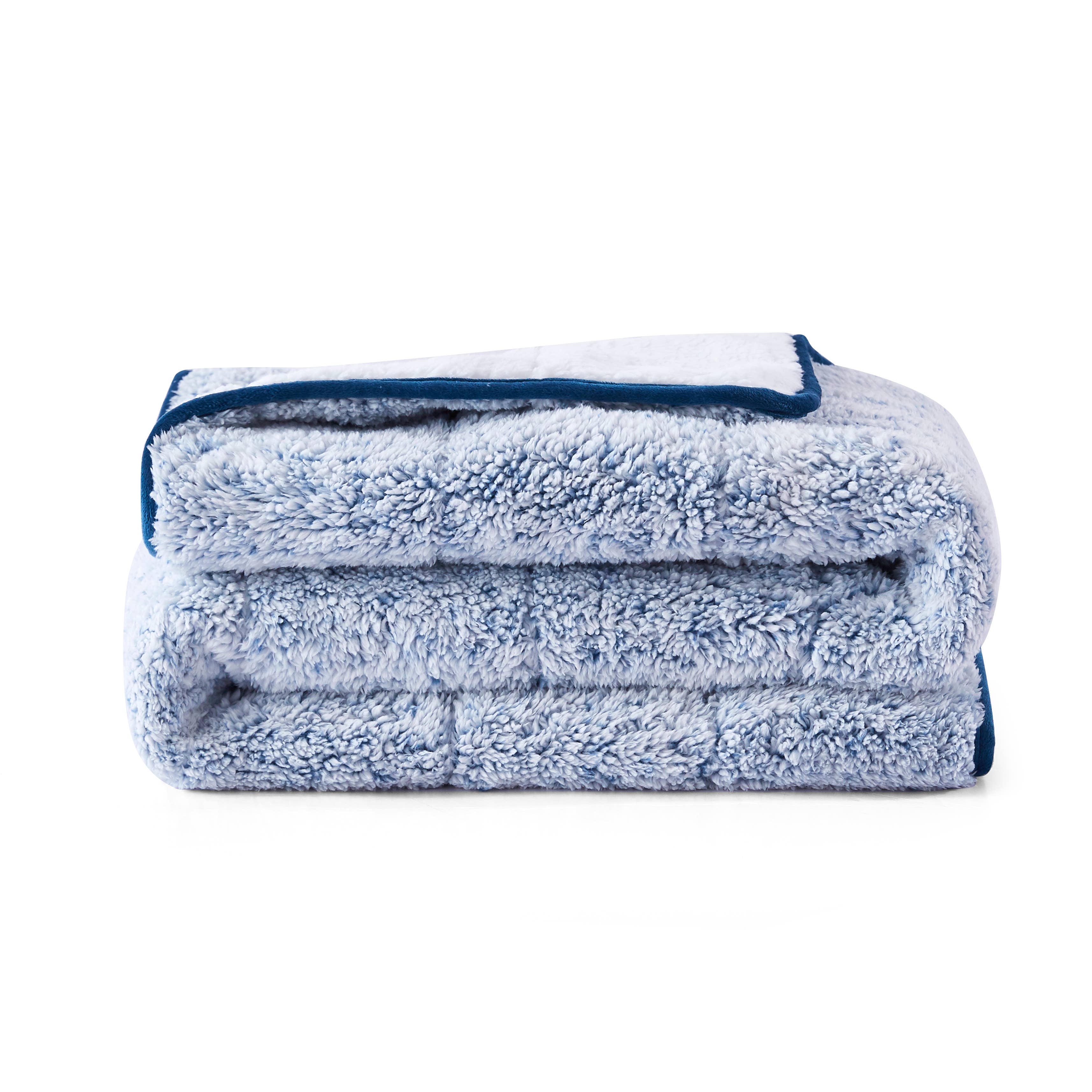 Sutton Home Fashions LLC – Manta para sofá por atacado – Cobertor de lance ponderado Teddy Sherpa1