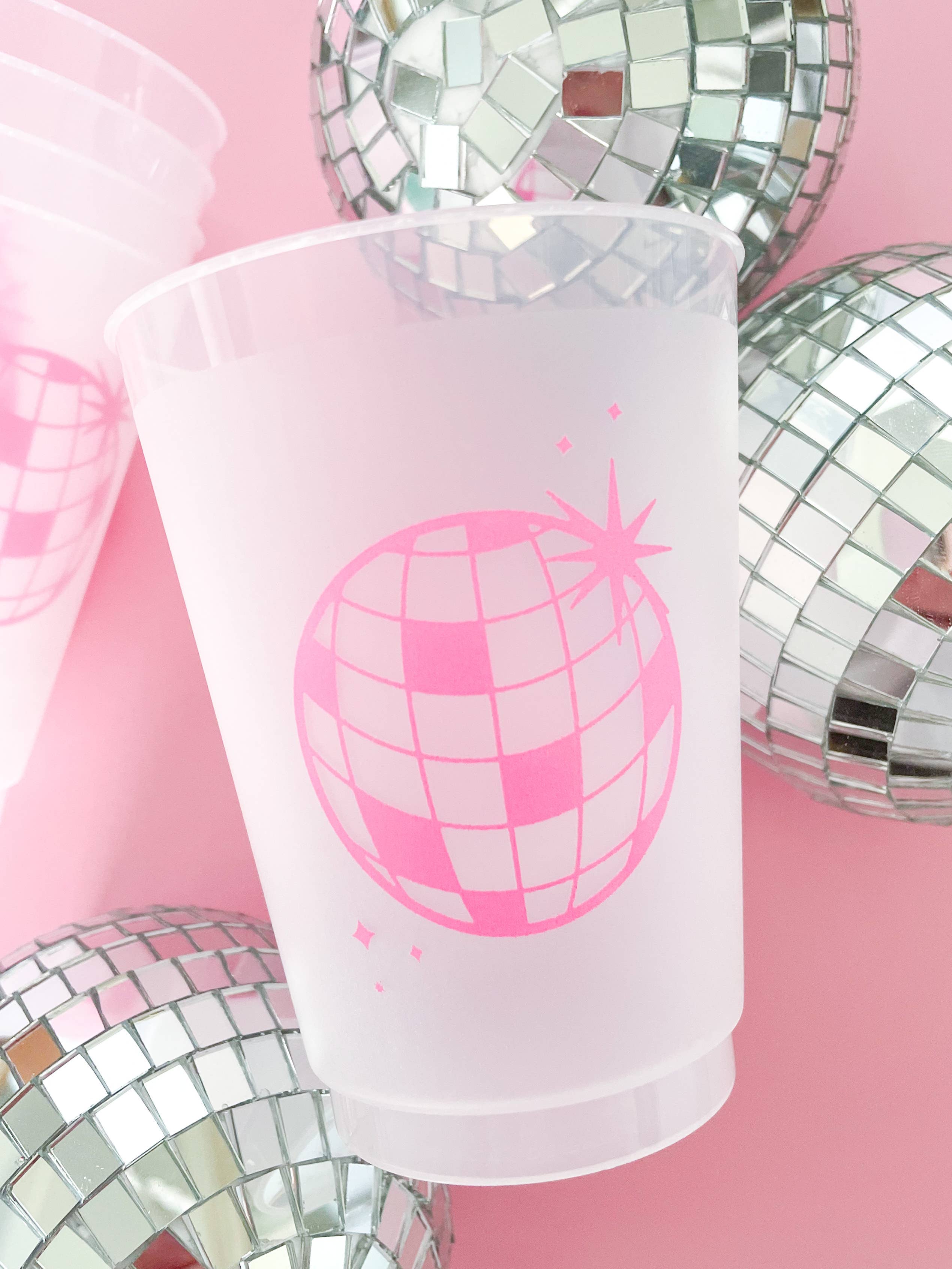 Rock Paper Scissors - Wholesale Disposable Cup - Disco Ball Frosted  Cups1