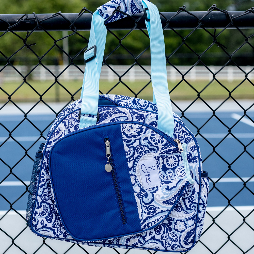 Born to Rally - Wholesale Sports Bag - Unisex - Pickleball Bag - Navy2