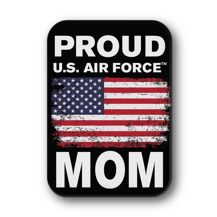 Proud Air Force™ Mom - Off. Lic. U.S. Air Force™ Mag for wholesale by BetterMagnets.com by Design Studio 88 Inc