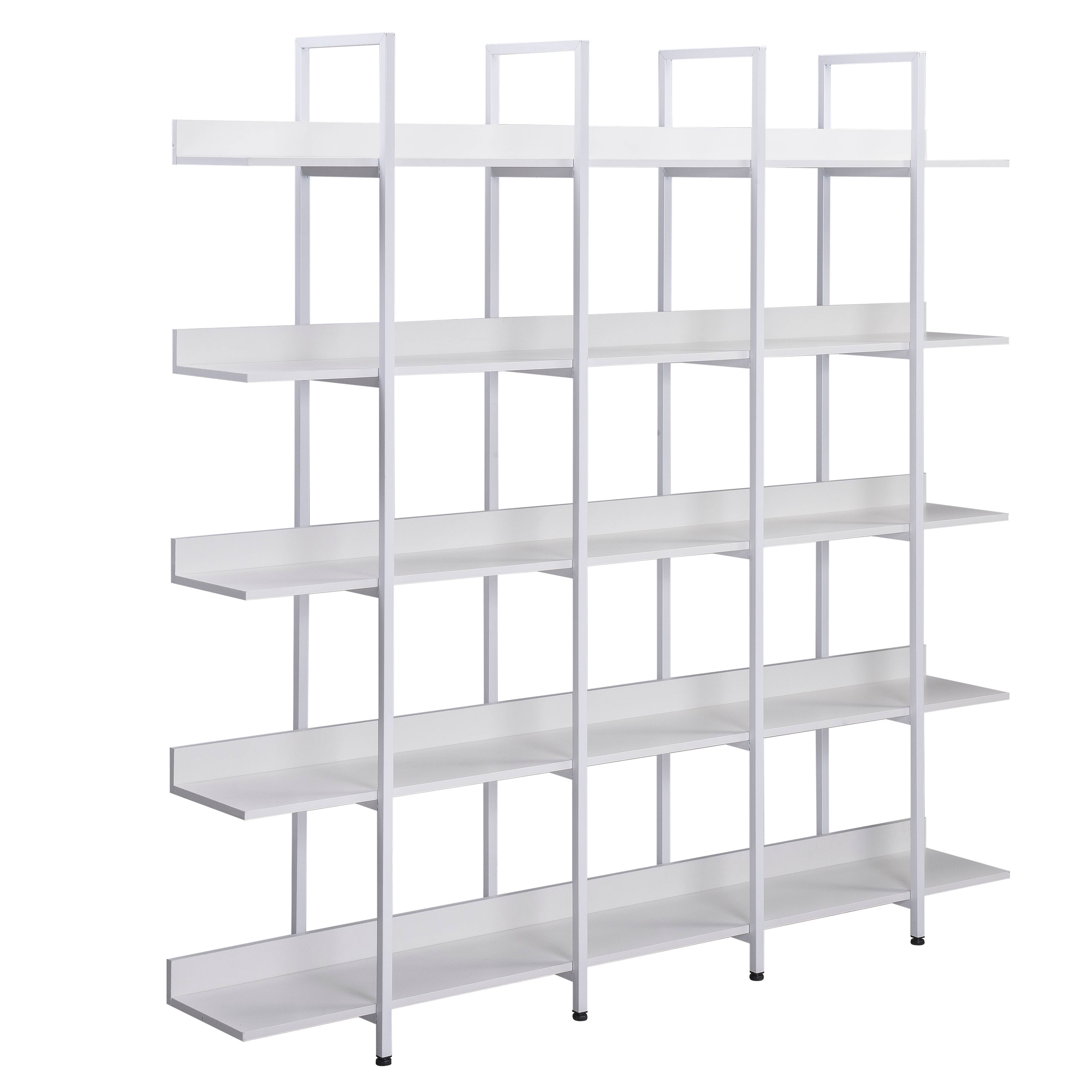 39F Inc. - Wholesale Bookcase - 5-Tier Industrial Bookcase Shelves Metal Frame,5 Colors35