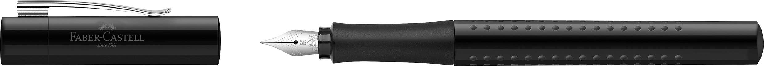 Faber-Castell / Creativity for Kids - Vente Stylos - Stylo plume Grip 2010 Harmony, noir2