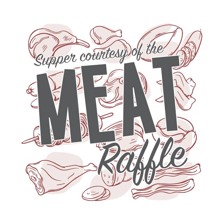 Imán 3x3 - Sorteo de carne para venta al por mayor de Homespun Goods