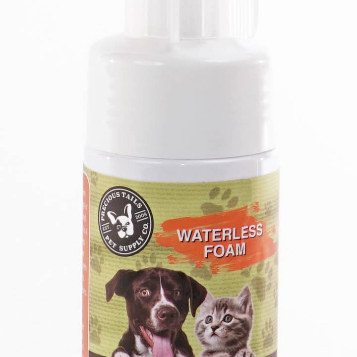 Precious Tails - Wholesale Pet Paw Protection - Precious Tails Waterless Foam Paw Cleaner with Brush