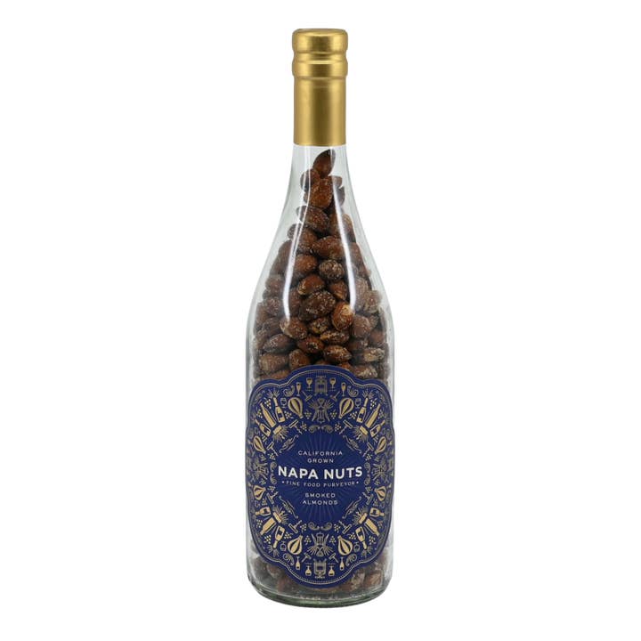 Napa Nuts - Wholesale Nuts - Luxe Wine Bottle - Smoked Almonds