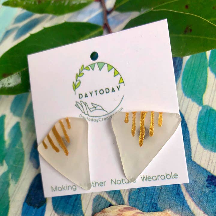 Clous en verre de mer pour la vente par Daytoday Creations