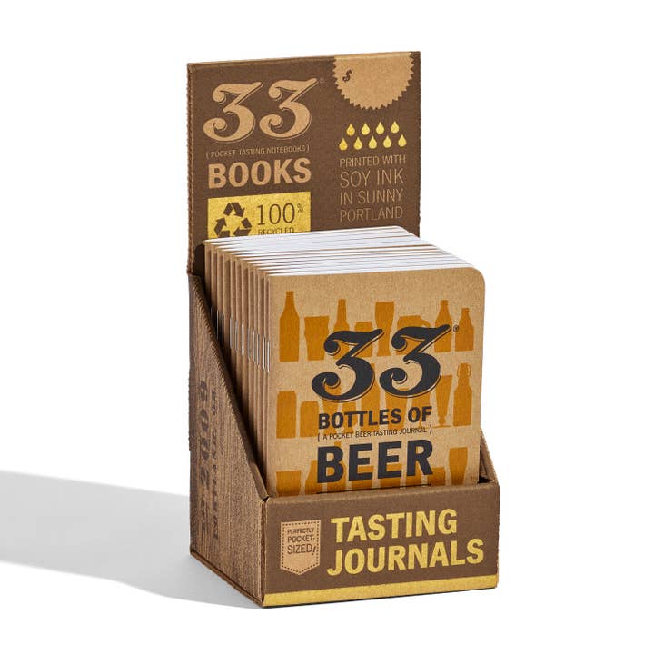 33 Books Co. – wholesale Retailer display – Paper & novelty – 33 Books Co. Journals Countertop Display