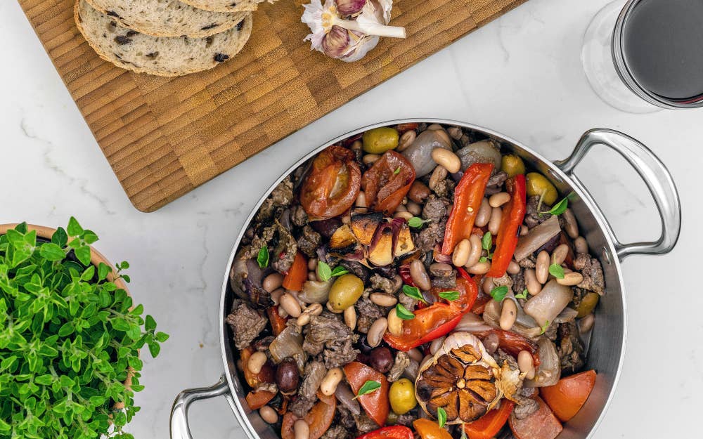 samuel groves - Wholesale Cooking Pot - Classic 26cm Stainless Steel Triply Casserole Pan with Lid6