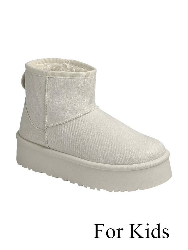 FASHION EMPORIO - Wholesale Booties - Kids - Kid's Stylish Booties - Size Variety FL-SOLID-9K3
