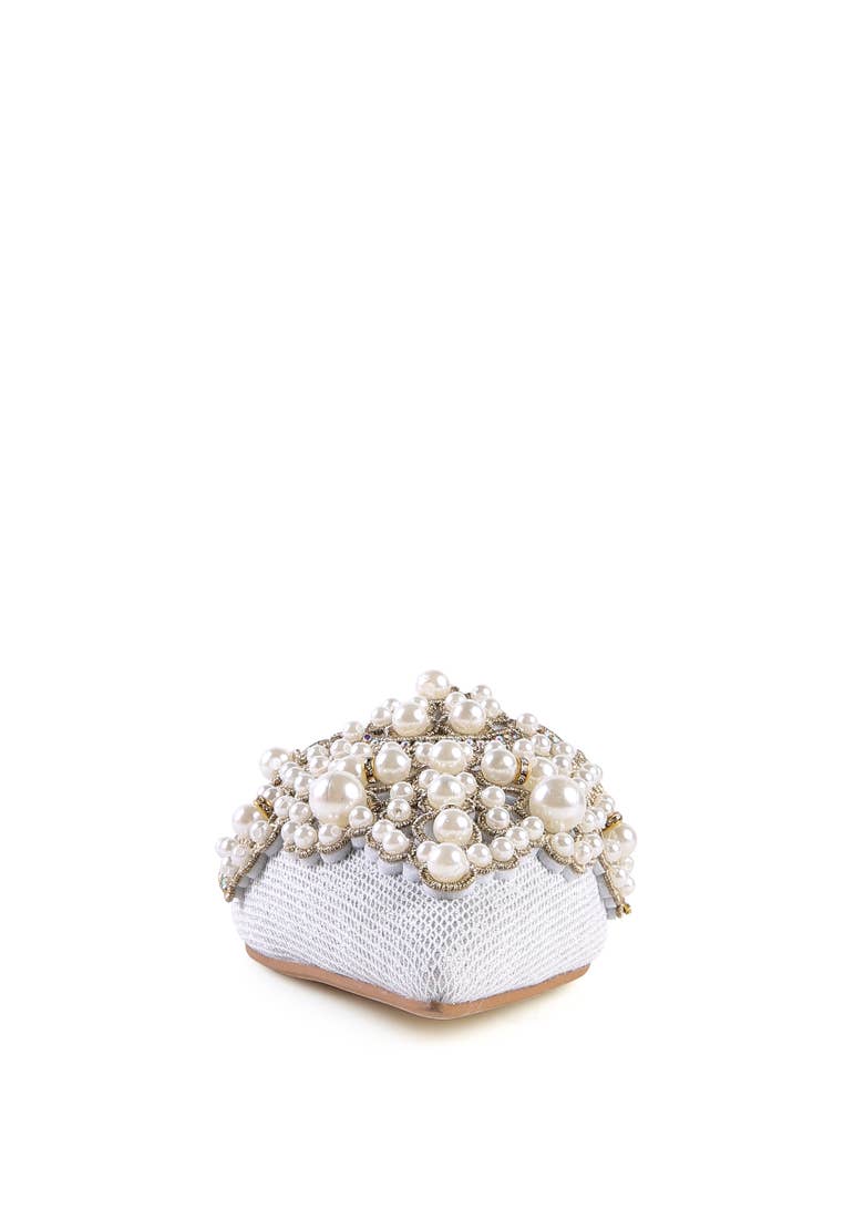 Rag Company - Wholesale Mules - Women's - ASTRE Embellished Delicate Pearl Mules2
