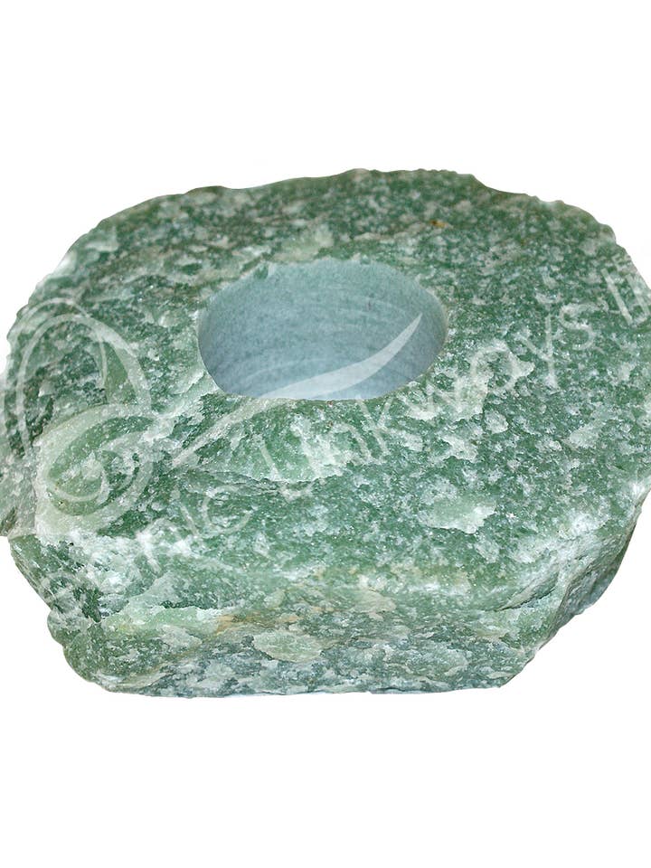 FYRFADSSTAGE - AVENTURIN, GRØN RU 4" (STK) for engroshandel hos Oceanic Linkways Inc