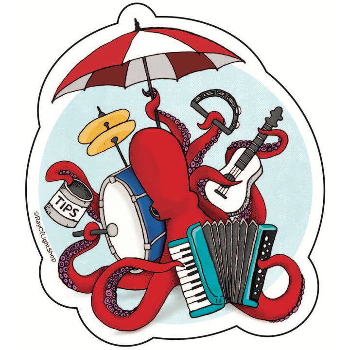 Octopus Ein-Mann-Band für den Großhandel von Ray Of Light