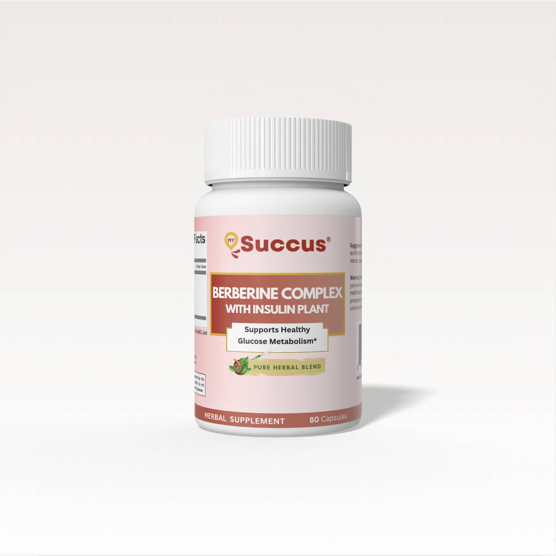Succus - Wholesale Oral Supplement/Vitamin - Berberine Complex with Insulin Plant - Overall Wellness1