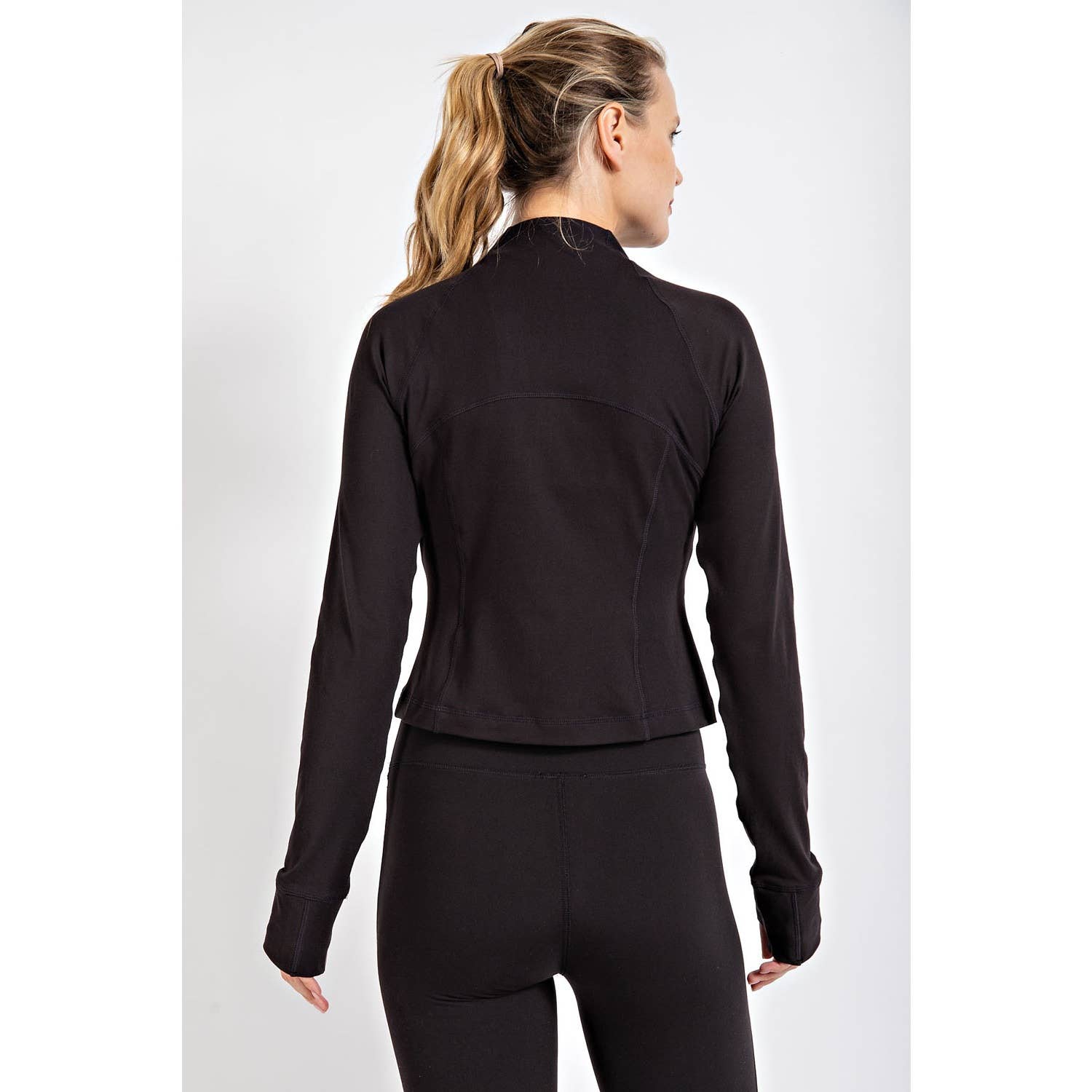 Rae Mode - Wholesale Athletic Jacket - Women's - BUTTER LONG SLEEVE CROP DEFINE JACKET49