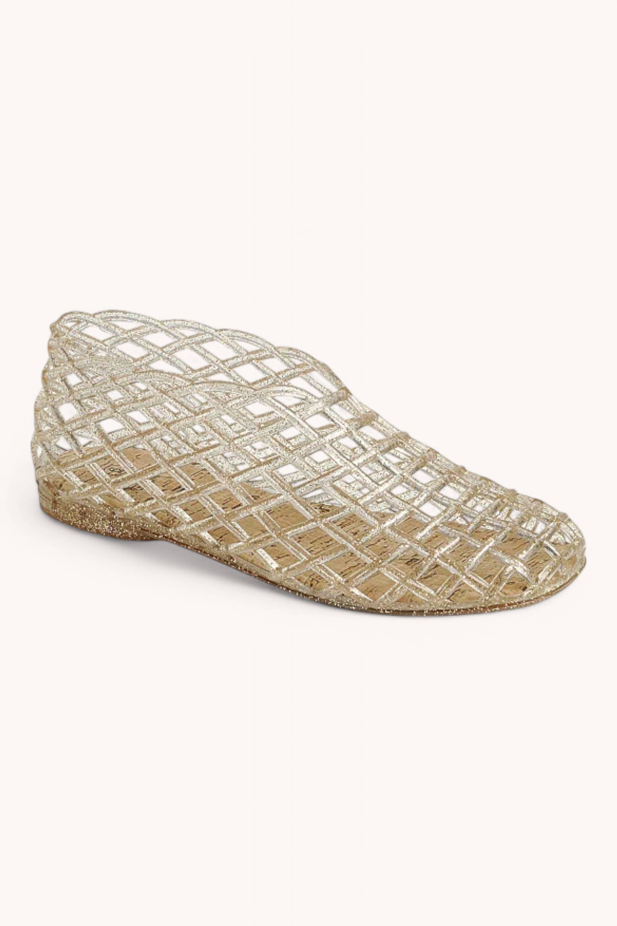 CCOCCI – wholesale Sandals – Women's – METEOR-28 JELLY WOVEN MESH SLIP-ON FLAT SANDALS11