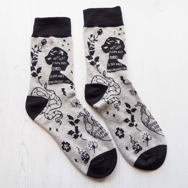 LiteraryEmporium - Wholesale Socks - Unisex - Gothic Literature Patterned Socks