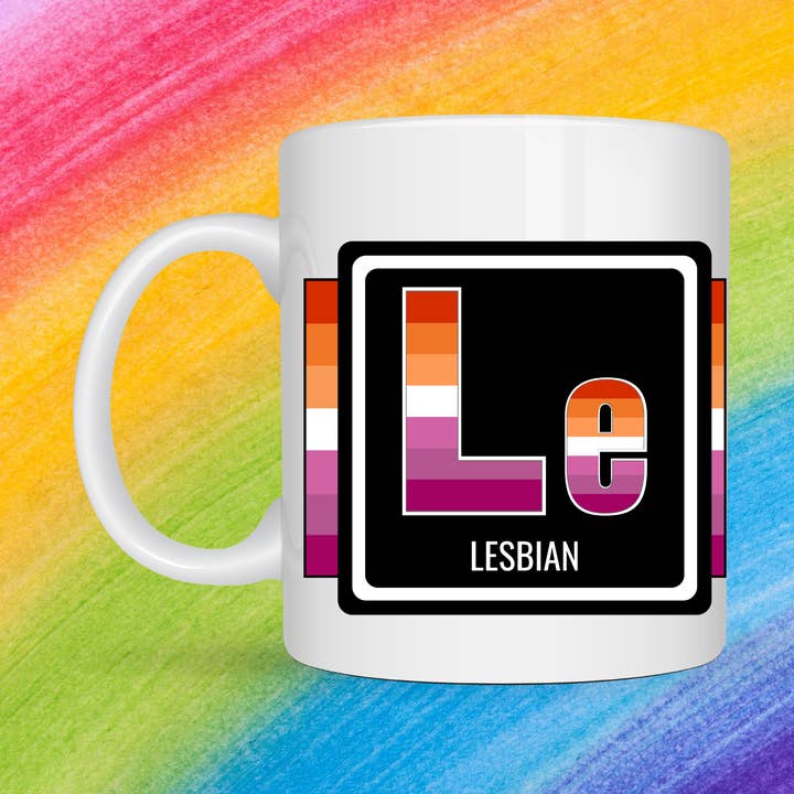 Elements Of Pride - Wholesale Coffee Mug - Lesbian Pride Mug0