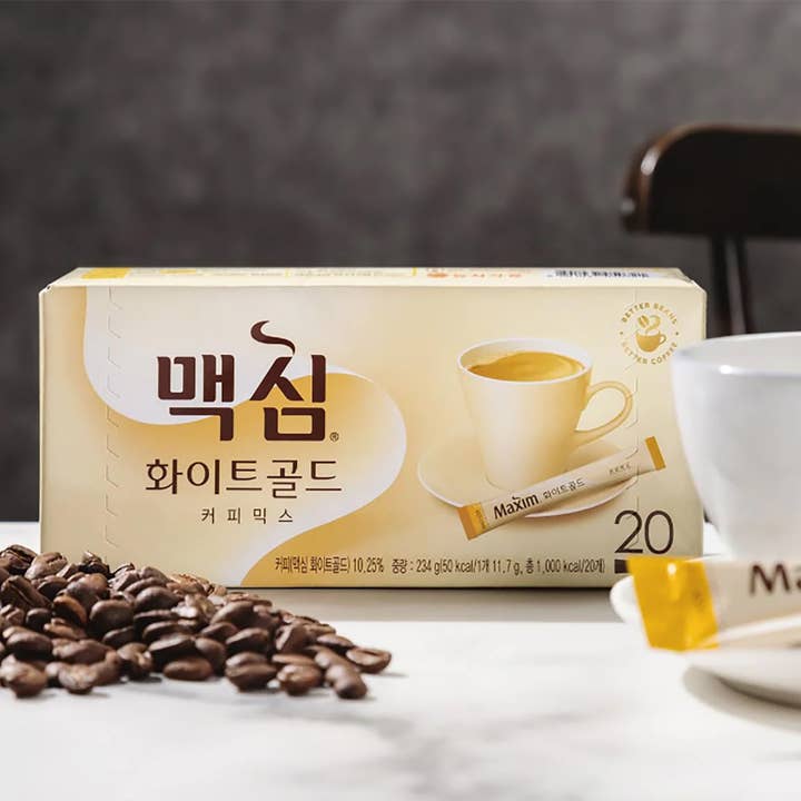 K Moitves - Wholesale Instant Coffee/Espresso - Dongsuh Maxim Instant Coffee Mix-12g (20x24, 480Sticks)