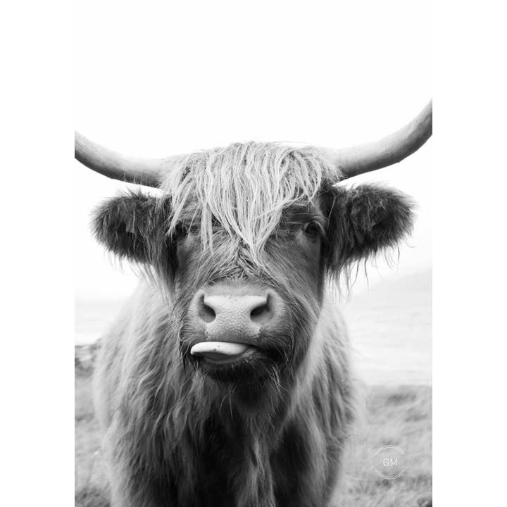 Poster de jardin Happy Cow pour la vente par GM decoratie