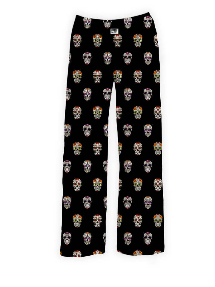 BRIEF INSANITY - Wholesale Sleepwear Bottom - Unisex - Sugar Skulls Lounge Pants0