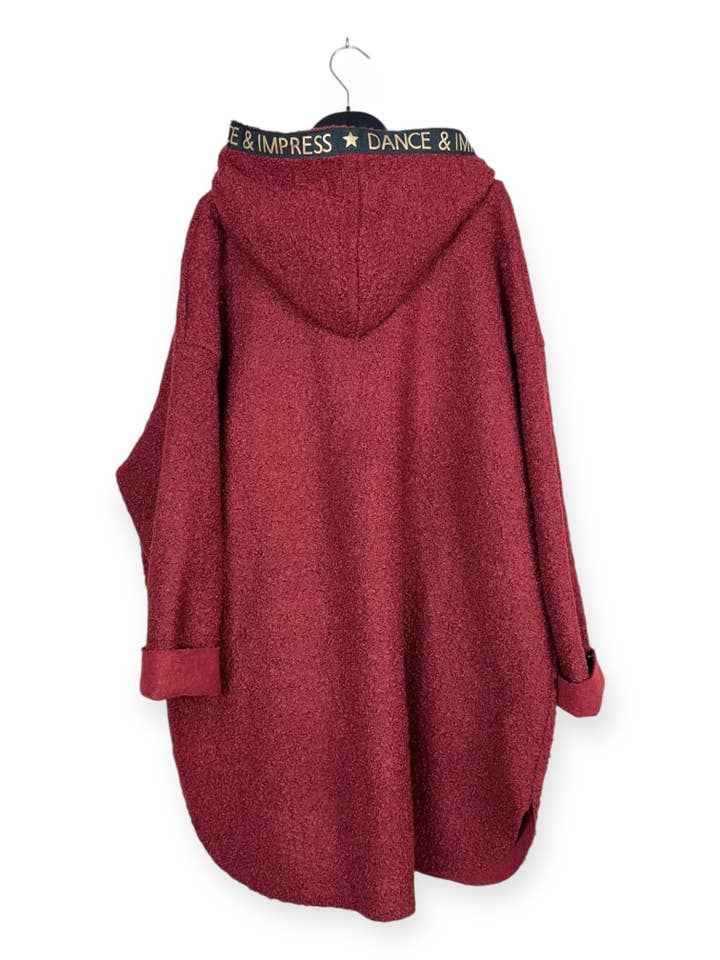 Lucky Nana - Wholesale Coat - Women's - AH 22173 - Boucle Fabric Coat19