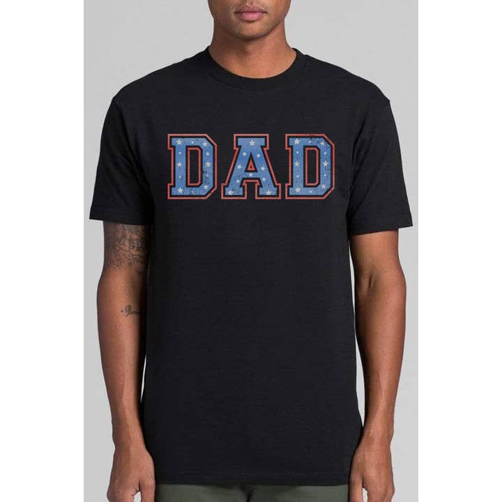 Graphic T-shirt van 4 juli met Dad Edition voor wholesale door Bella Me