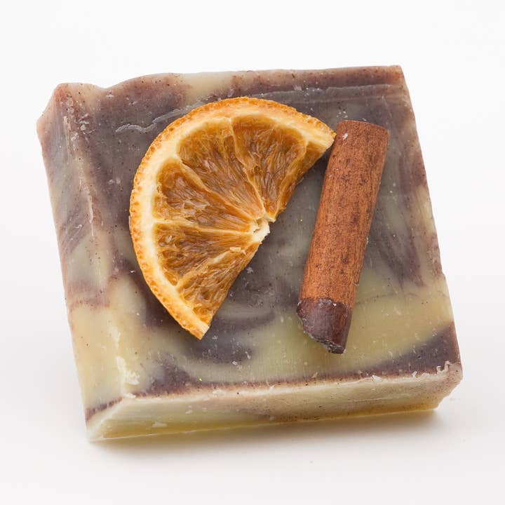 No.28 Cinnamon Spice Organic Soap for wholesale by Quintessentially English