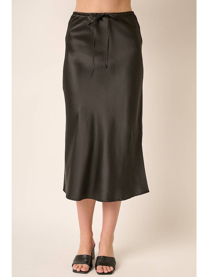 mittoshop - Wholesale Skirt - Women's - SATIN MIDI SKIRT