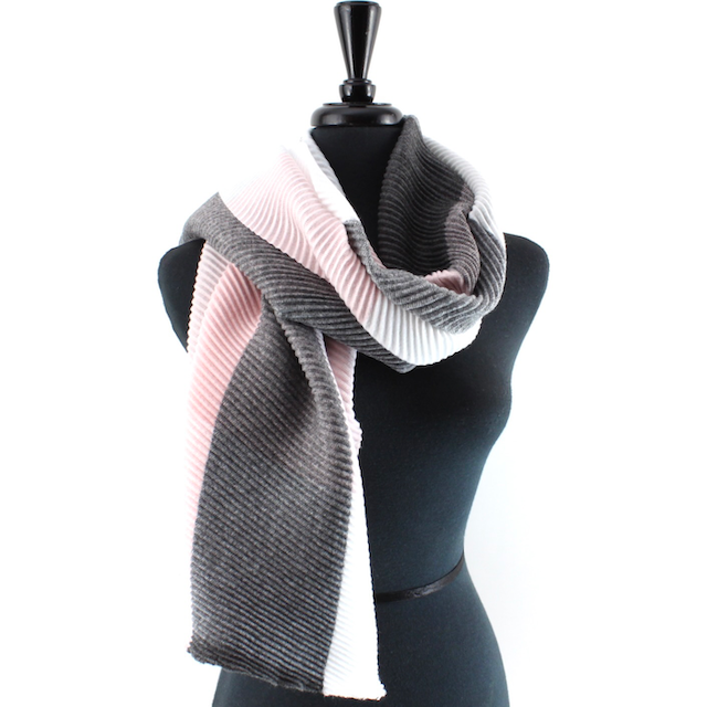 Pretty Persuasions - Wholesale Scarf - Women's - S24124 Merrymaking Pleated Scarf14