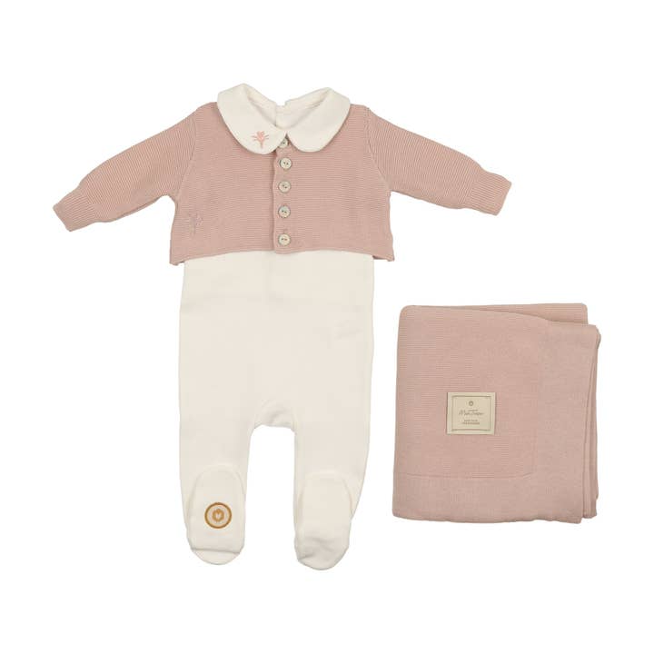 Mon Tresor Bebe - Wholesale Jumpsuit – Baby - Classy Collar Footie4