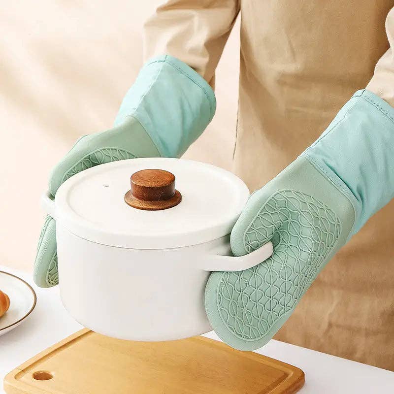 Huis Van Merken - Wholesale Oven Mitt/Pot Holder - Versatile Silicone Kitchen Gloves - Heat Resistant, Waterproof & Non-Stick1