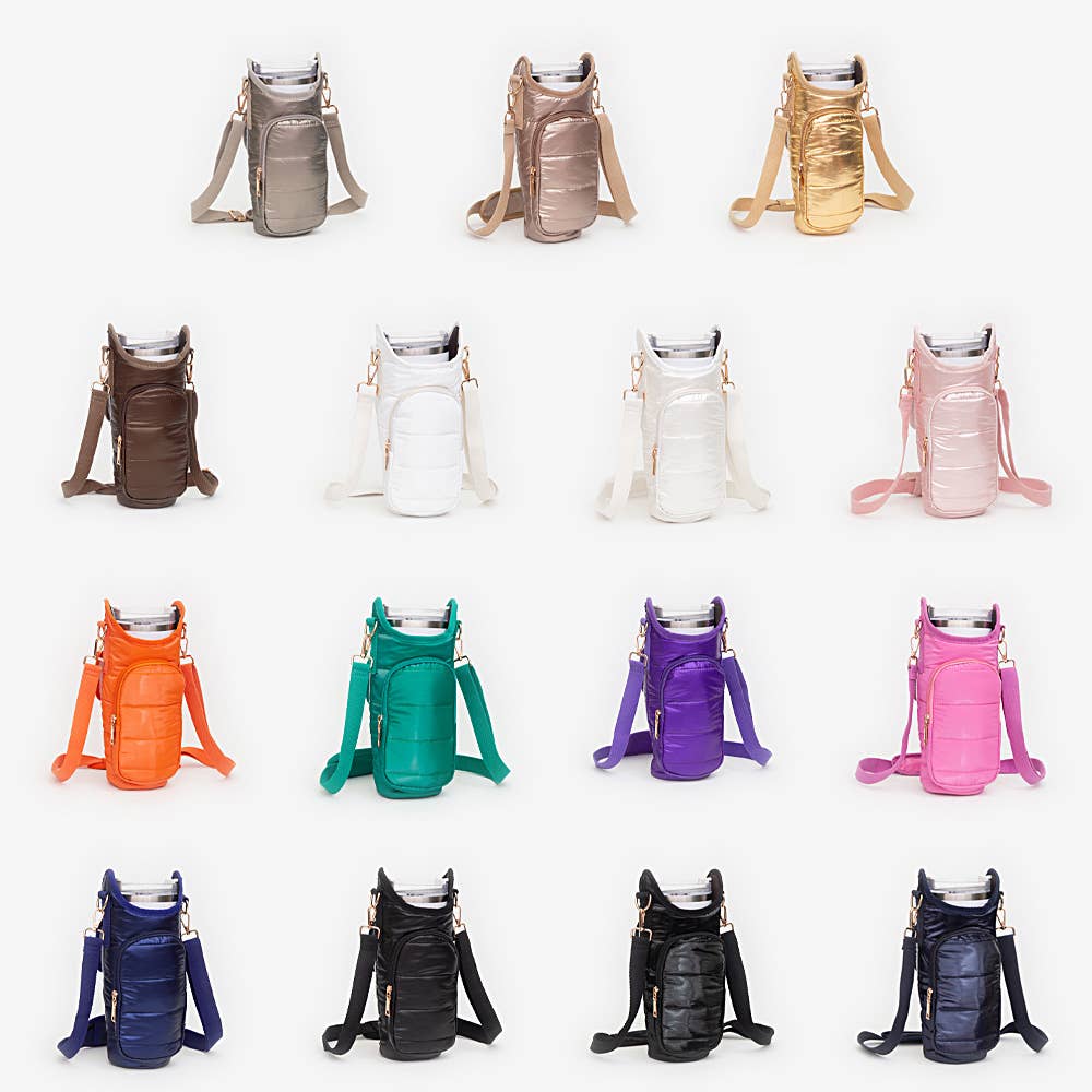 Sensibling Corp. - Vendita all'ingrosso Borsa a tracolla - Donna - Borsa a tracolla portaborraccia trapuntata lucida11