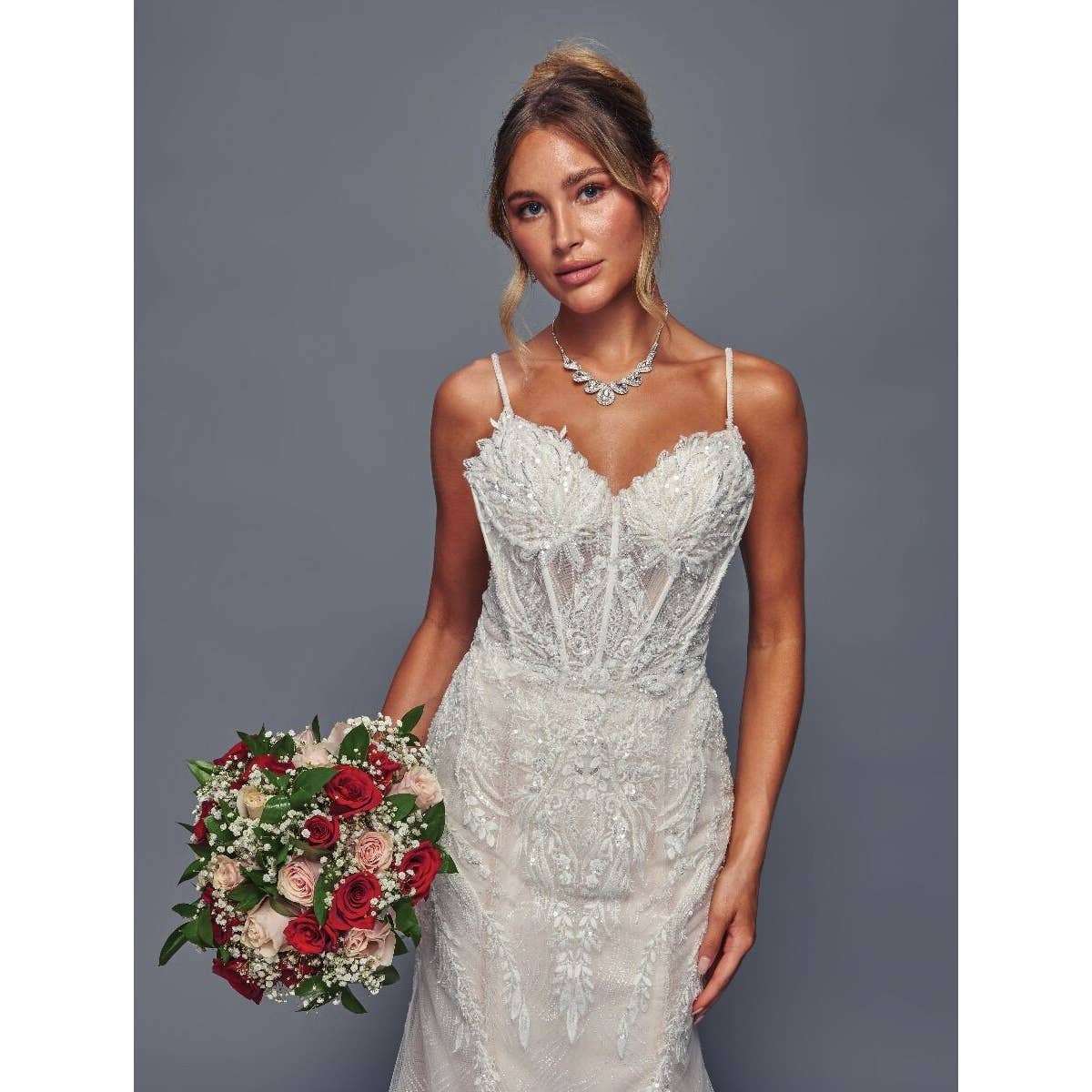 FashionShowcase - Wholesale Dress - Women's - WEDDING-SPAGHETTI STRAPS2