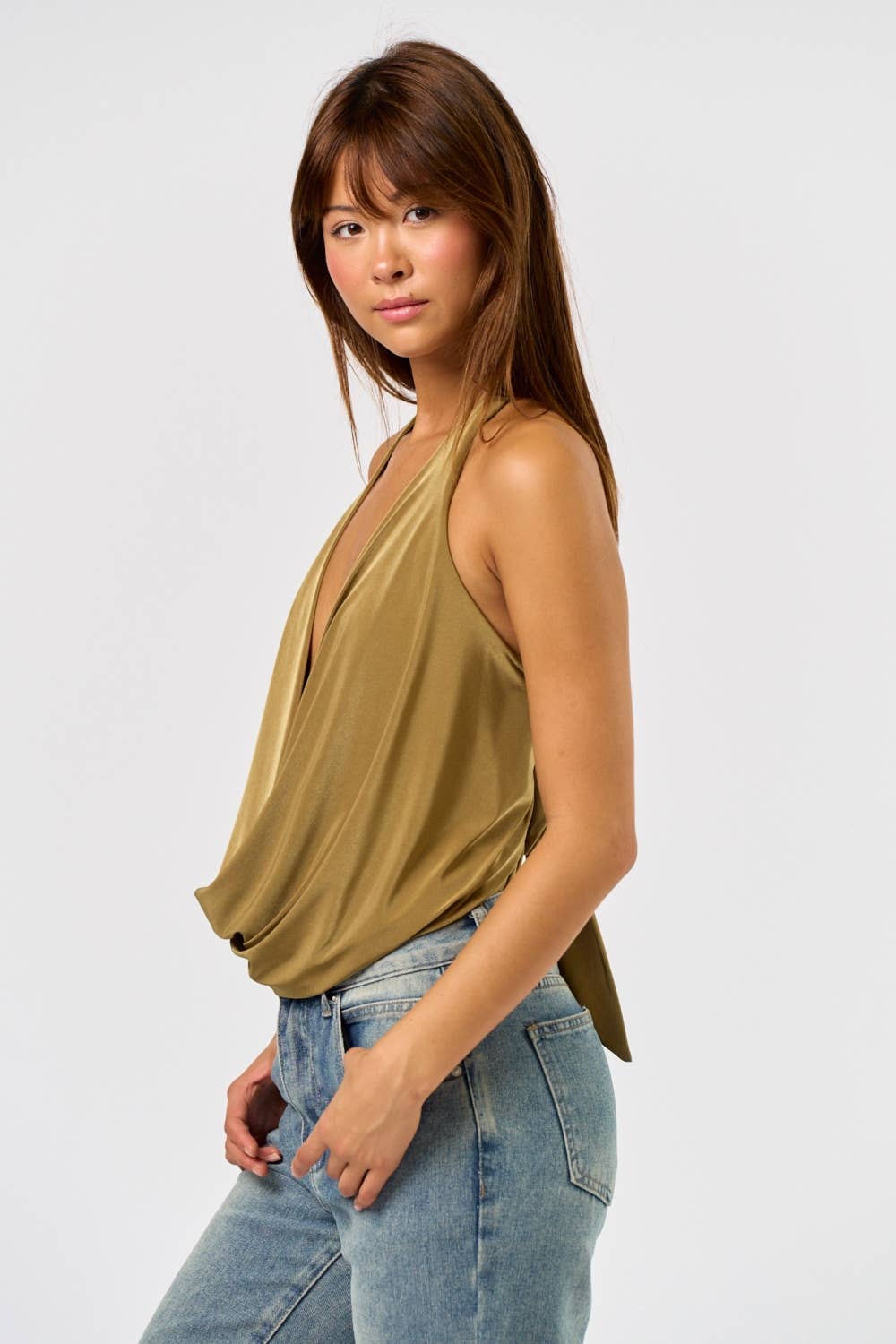 Blue Blush - Wholesale Bodysuit - Women's - COWL BODYSUIT8