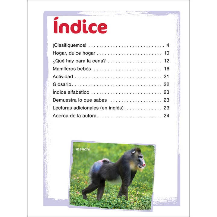 Carson Dellosa Education - Wholesale Early Reader Book (6-8) - Mamíferos1