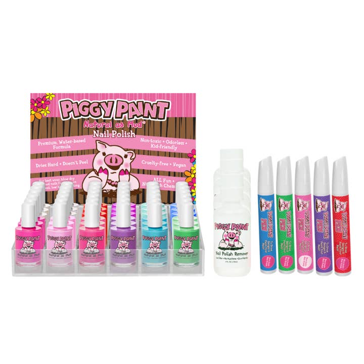 Polish & Pens Intro Package Non-Toxic Kids Nail Polish for wholesale by Piggy Paint
