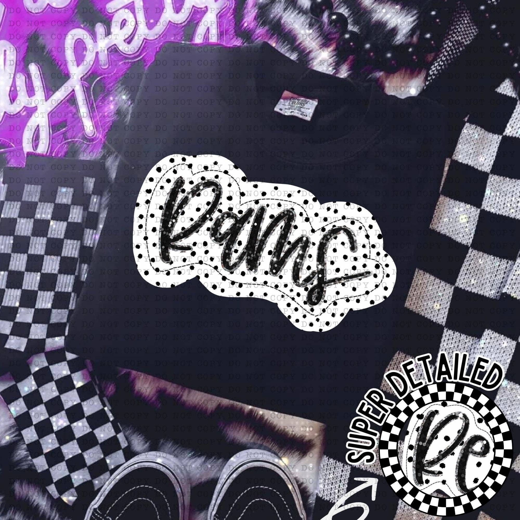 Simple Tymes – Engroshandel Sublimationstryk – Dotted Applique Teams DTF-print49