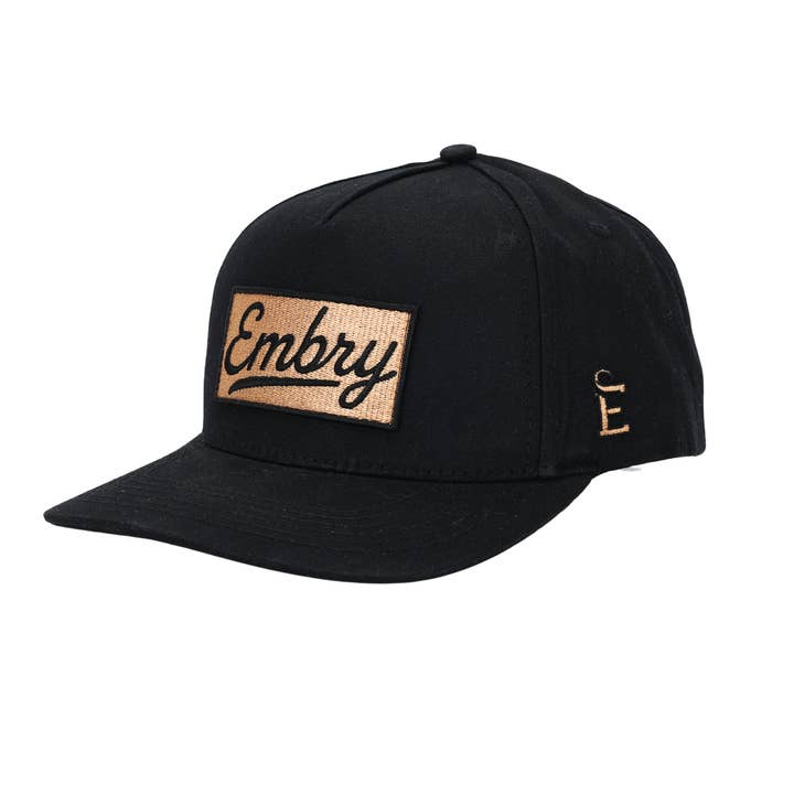 Black Waxed Canvas - Logo Patch for wholesale by Embry Outdoors