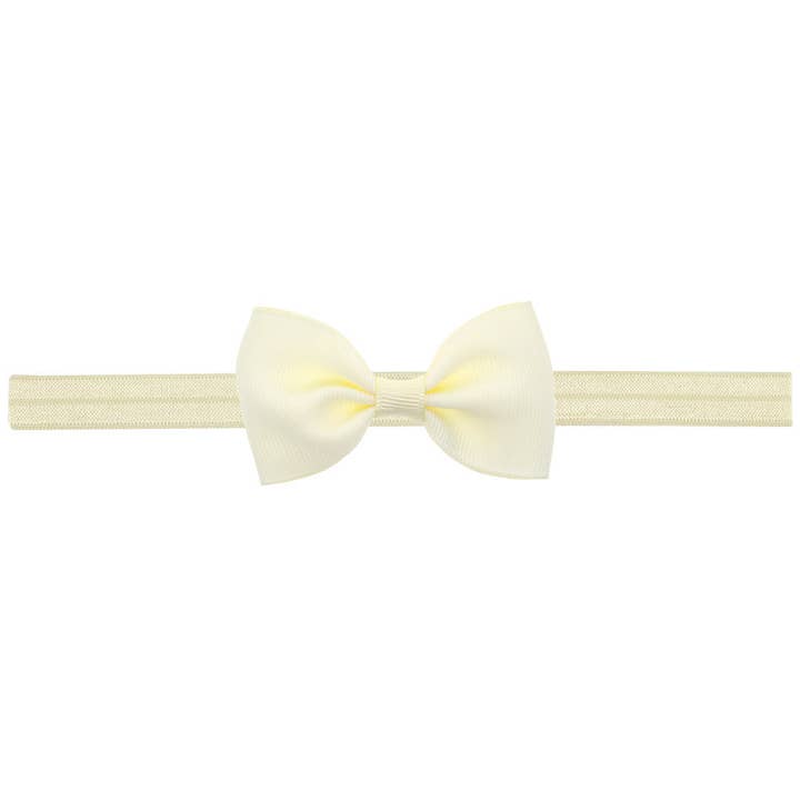 MyKids-USA® - Wholesale Fashion Headband - Baby - Newborn Baby Small Size Bow Patched Pattern Solid Color Elastic Headband22