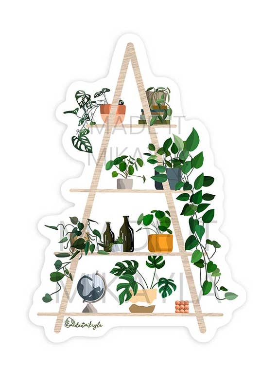 Adesivo trasparente Planty Things per la vendita all'ingrosso da parte di MadeItMikayla