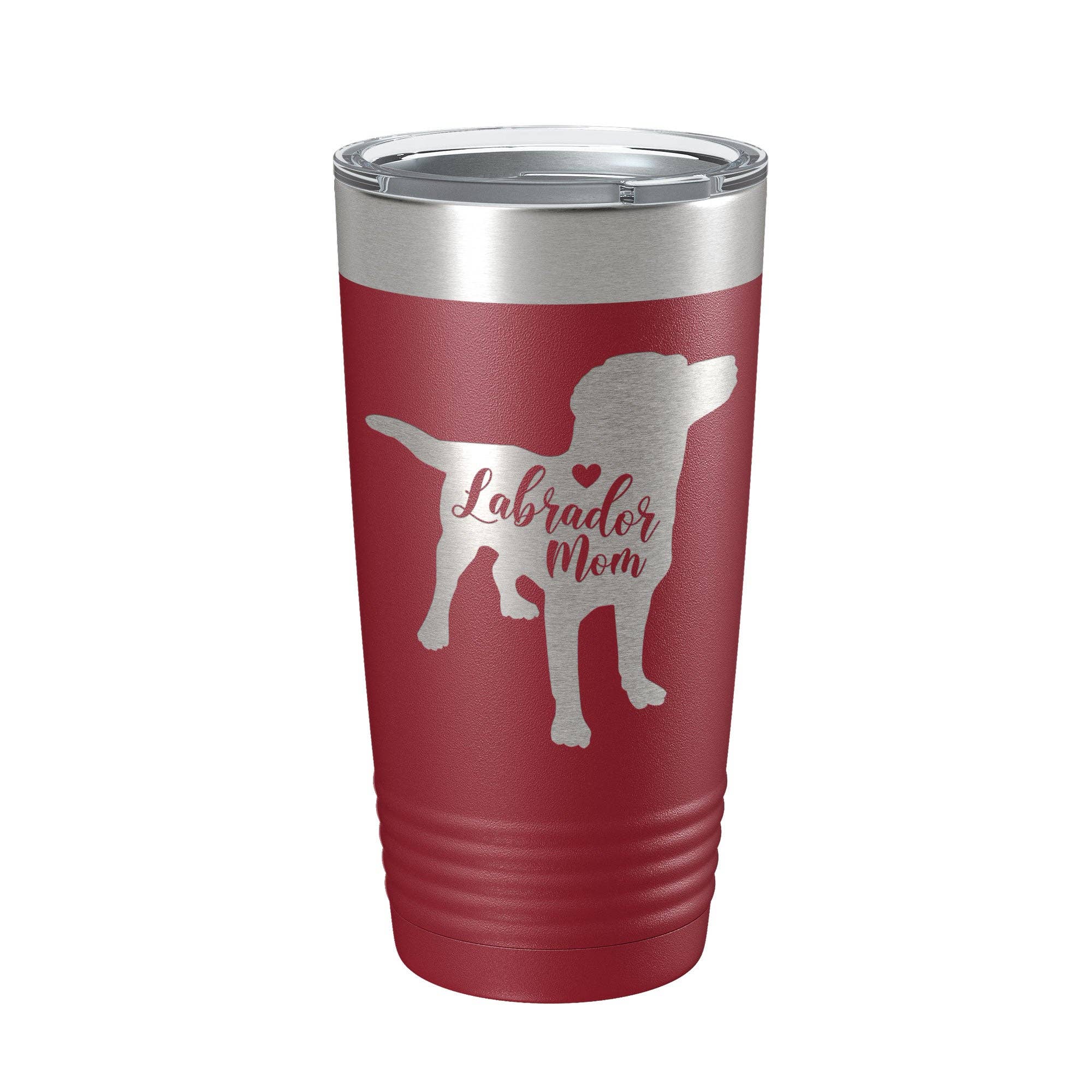 CarveBright - Vente Gourde/bouteille isotherme - Tasse de voyage Labrador Retriever Lab Mom Gumbler pour chien, cadeau, tasse à café isolée gravée au laser, 20 oz16