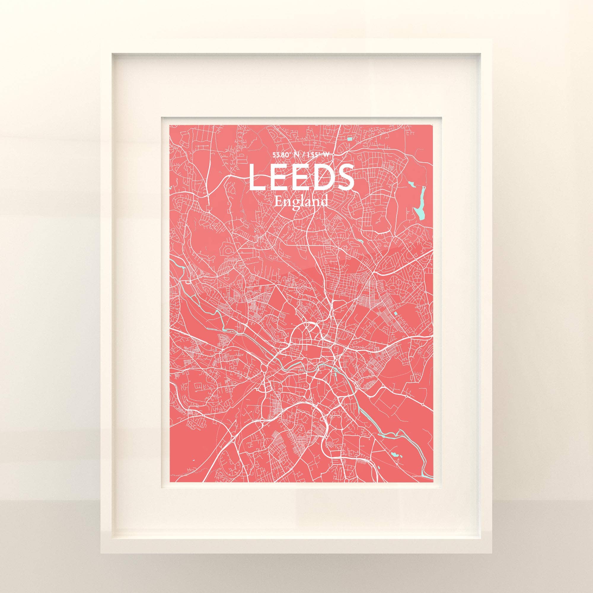 OurPoster.com – wholesale Poster – Leeds karta affisch233