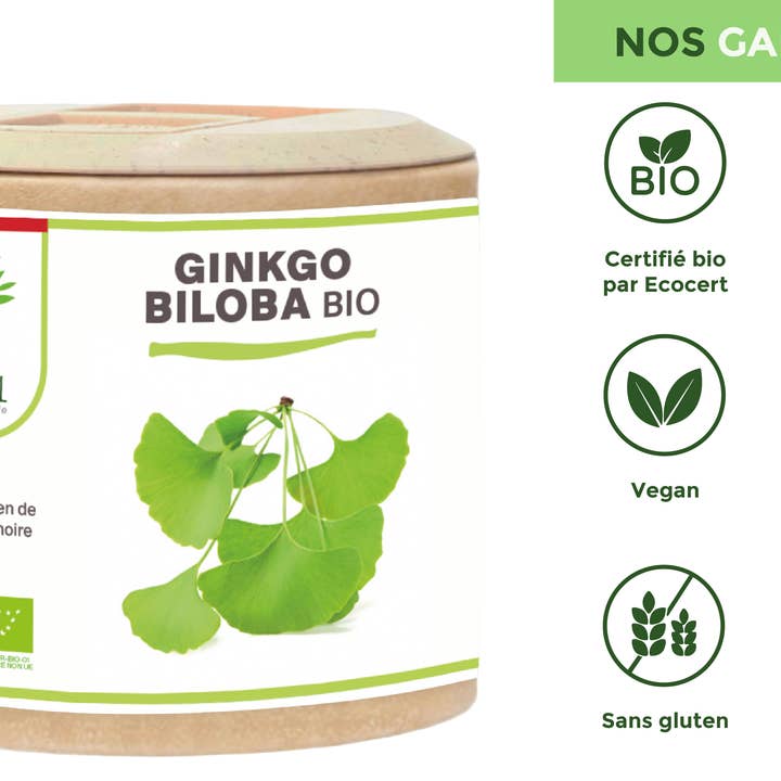 Bioptimal - Wholesale Oral Supplement/Vitamin - Organic Ginkgo Biloba - Dietary supplement - in capsules6