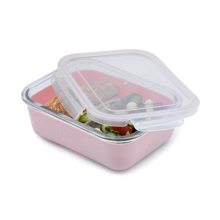 melii - Wholesale Lunch Bag/Box - Kids - Glass Bento Box with Silicone Sleeve4