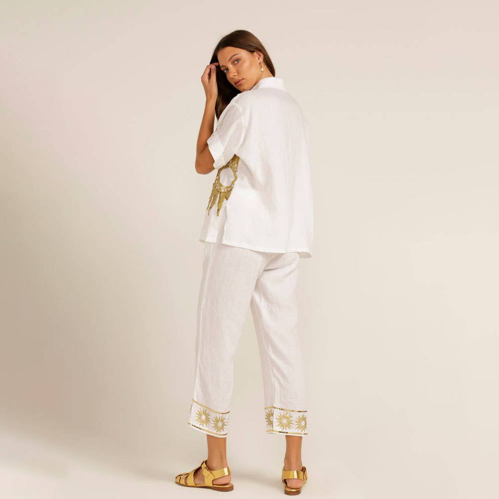 Love, Bonfire the Label - Wholesale Pants - Women's - You Beauty Linen Pant4