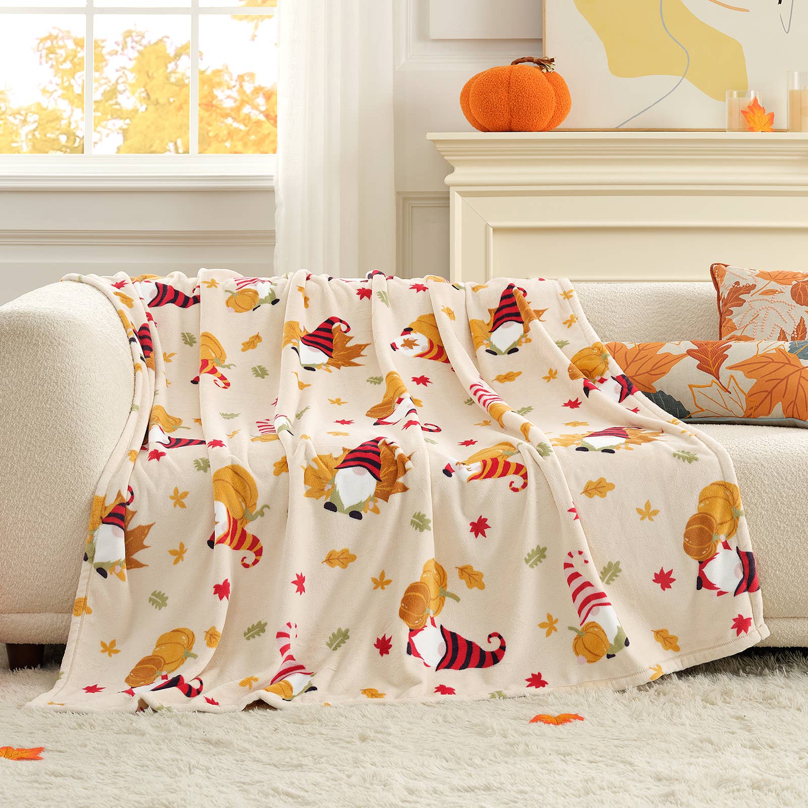 DreamValley - Wholesale Throw Blanket - CB Gnome Christmas Throw Blanket, 50*60"24